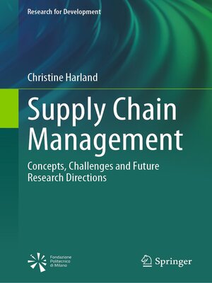 cover image of Supply Chain Management